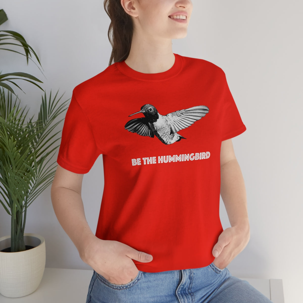 Be the Hummingbird - Lunch Therapy  - Unisex Jersey Short Sleeve Tee