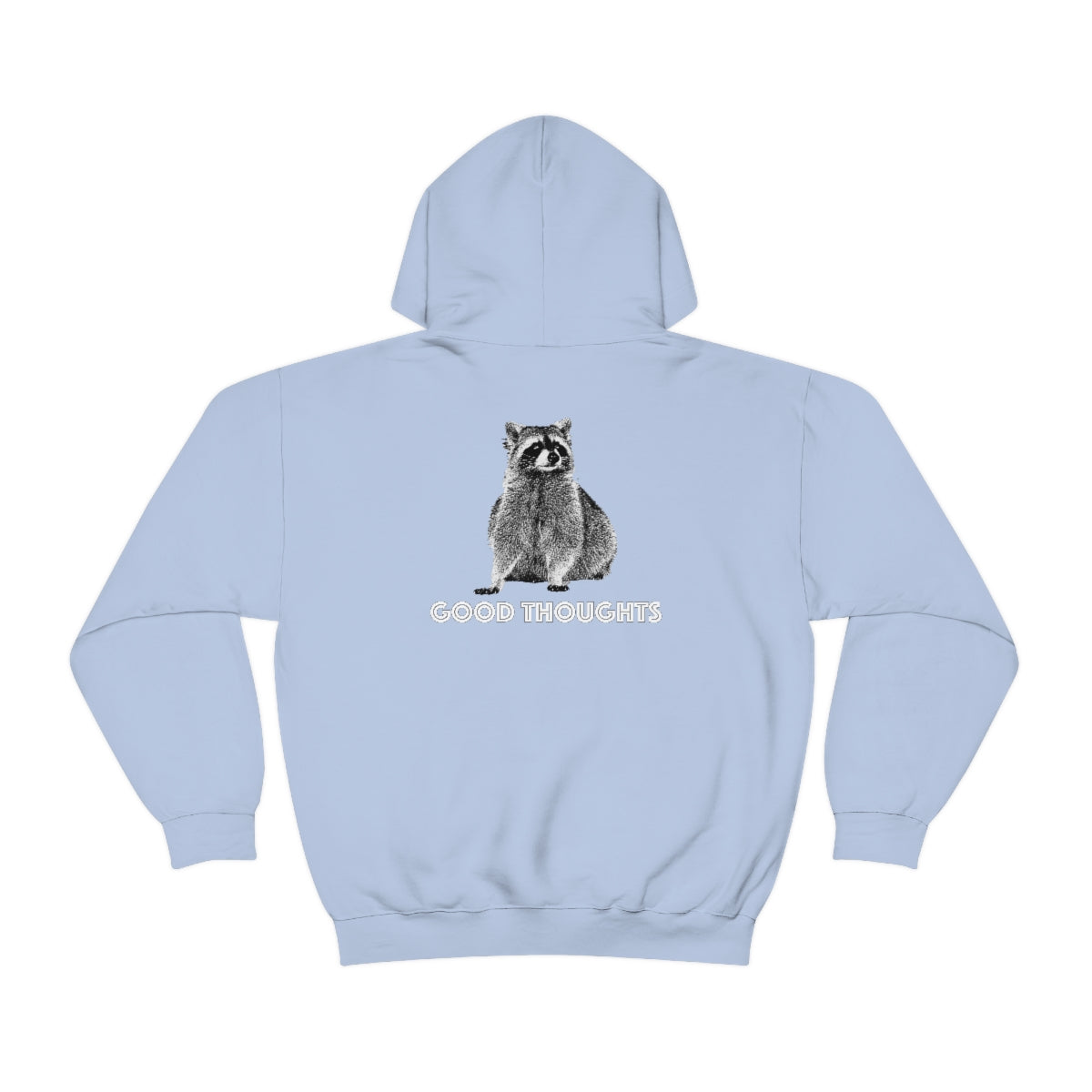 Good Thoughts Raccoon - Lunch Therapy - Unisex Heavy Blend™ Hooded Sweatshirt
