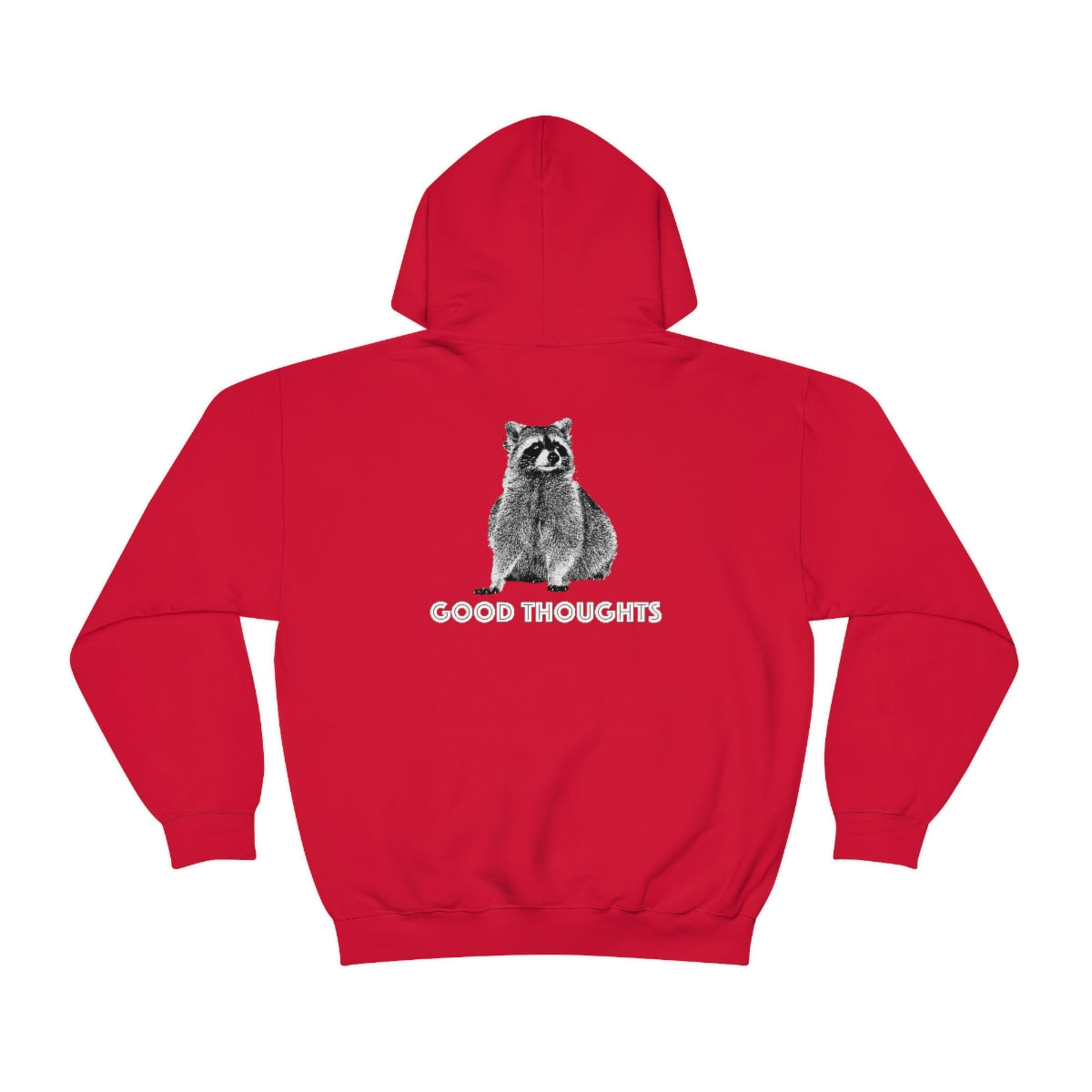 Good Thoughts Raccoon - Lunch Therapy - Unisex Heavy Blend™ Hooded Sweatshirt