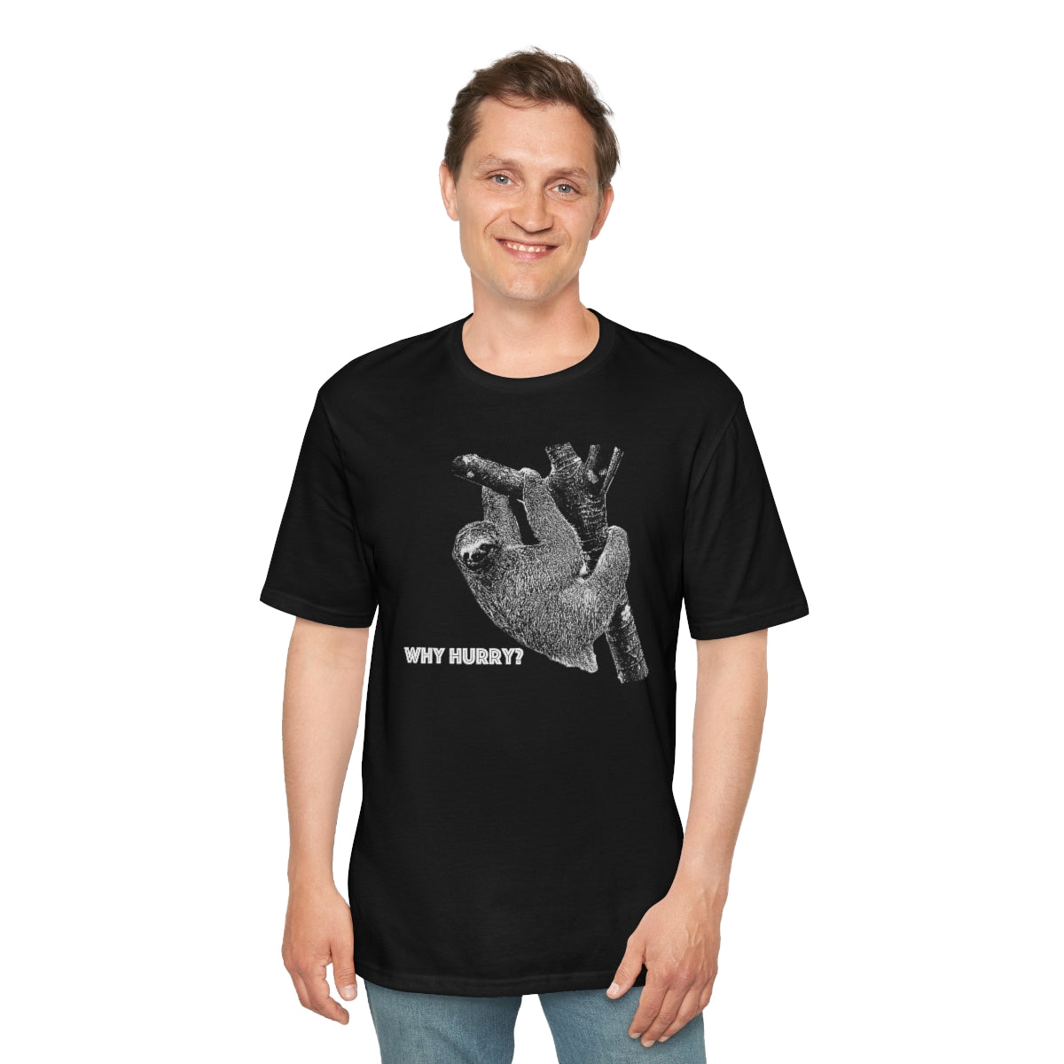 Lunch Therapy Sloth - Why Hurry? -Perfect Weight® Tee