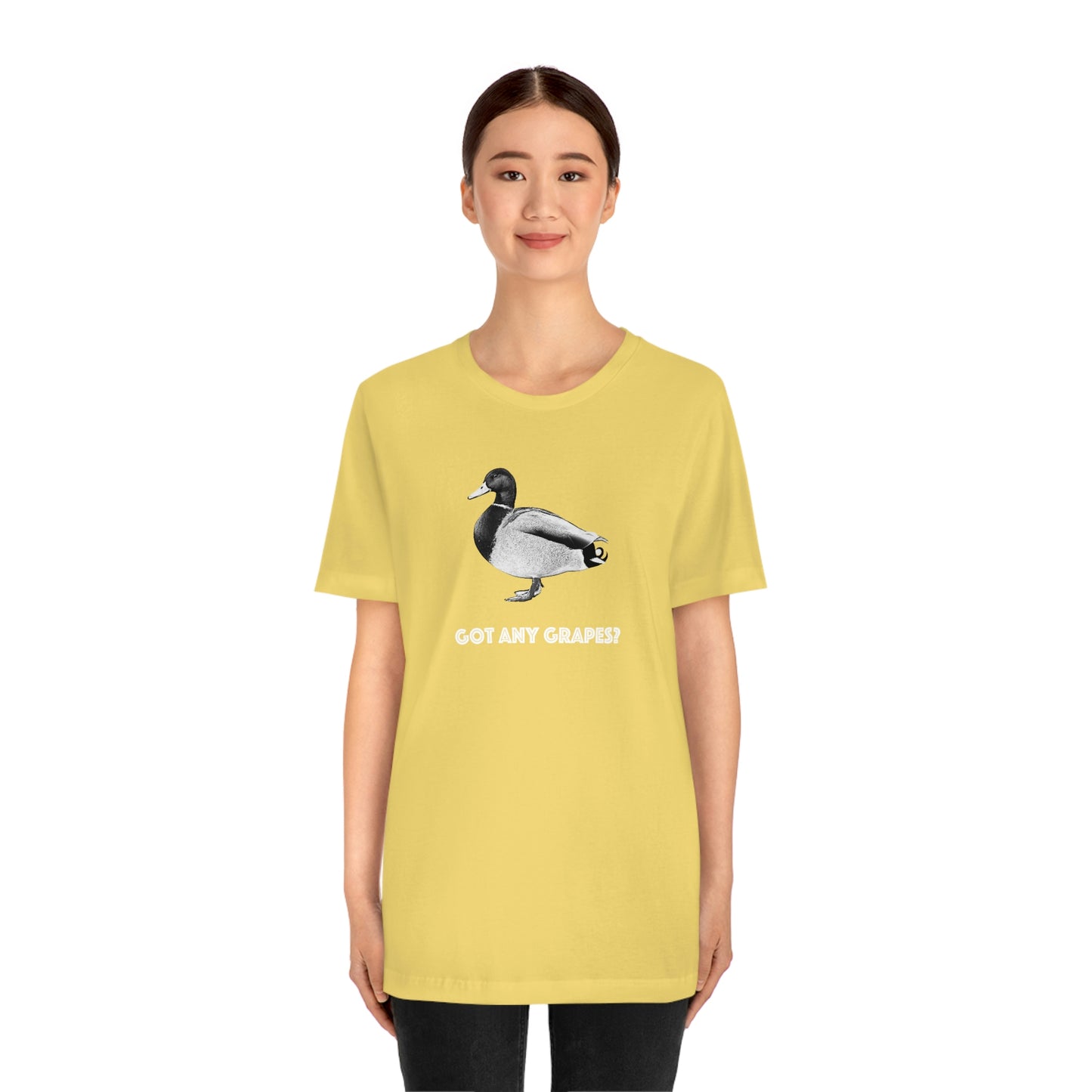 Lunch Therapy - Duck Got Any Grapes? -  Unisex Jersey Short Sleeve Tee